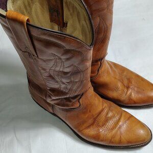 FRYE 15" TALL TAN COWBOY BOOTS SIZE 14D